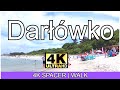 Darłówko - Poland, walking in Darłówko 4K