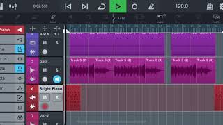 Cubasis LE 3 & Nembrini plugins on the iPhone