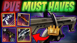 THE TOP PVE WEAPONS RIGHT NOW And How to Get Them (Updated Must Have Pve Weapons Tierlist 2025) THE TOP PVE WEAPONS RIGHT NOW And How to Get Them (Updated Must Have Pve Weapons Tierlist 2025)