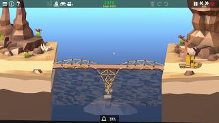 Poly Bridge 2 : Level 4-07 Solution