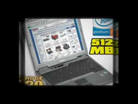 Cheap Refurbished Laptops - Dell Notebook With DVD & Win XP