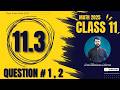 Class 11 Math Exercise 11.1 Question 1 and Question 2 Solution 1st year math new book 2025