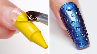 #021 Floating Gel Nail Arts 😍 New Nail For Lady At Home Nails Inspiration