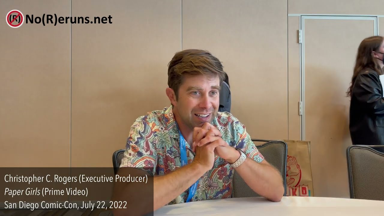 Paper Girls Q&A with Christopher C. Rogers at SDCC 2022