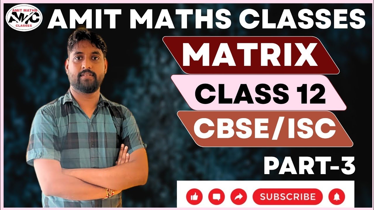 #MATRIX FOR CLASS12 // #cbseboard #isc #nda #cuetpreparation # ...