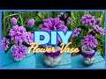 DIY Flower Vase | Easy Tutorial How To Make Flower Vase #arts #crafts #handmade #diy #howto #easy