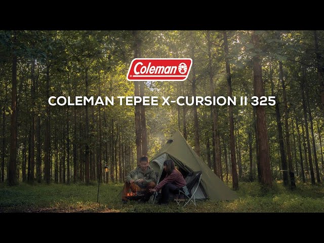 เต็นท์ Coleman X-cursion tepee ii 325 เต็นท์สำหรับคู่รักหรือ