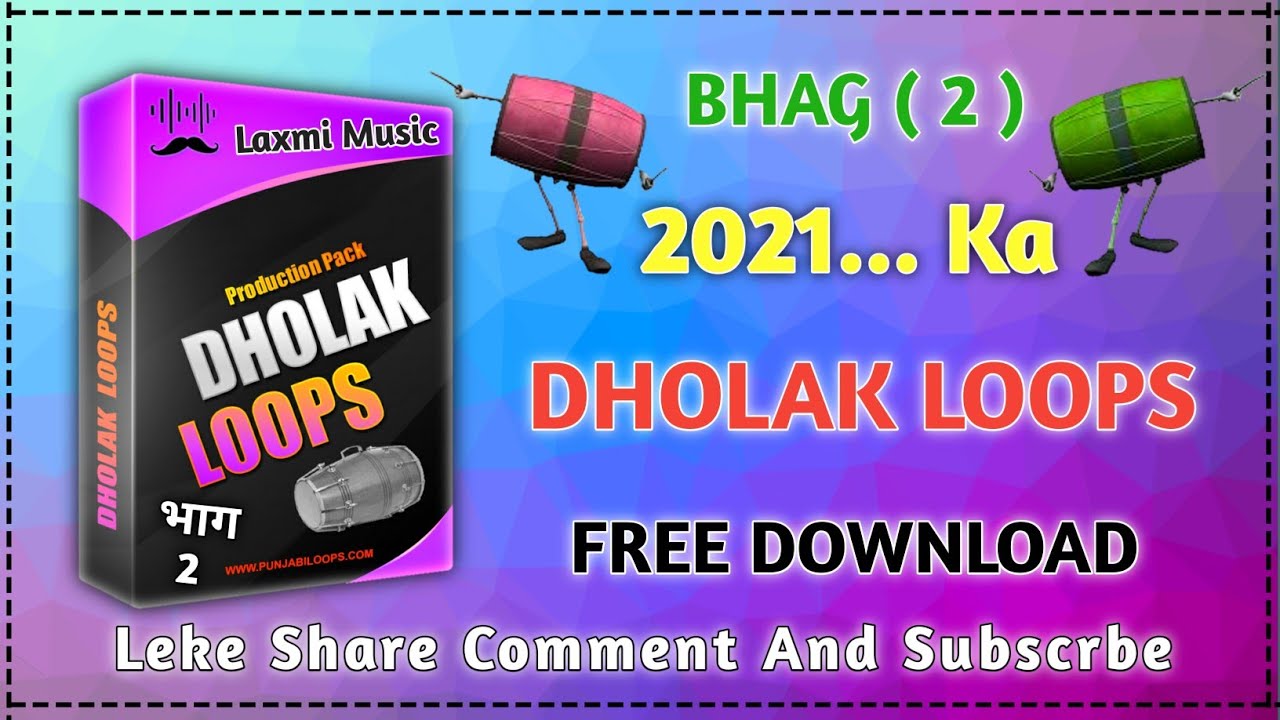 Dholki Dhol Loops Pack Garba Garba loops Free Sample Pack