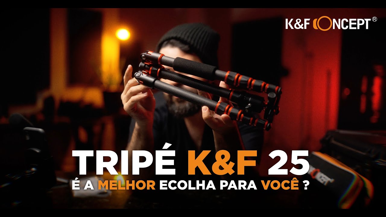 O Tripé feito para TUDO e TODOS I K&F Concept Tripod C225C0+BH-25