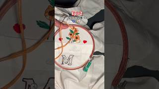 Epi 2 embroidery 🧵 art . #embroiderydesign #art #diycrafts #handmade #art #threadart #gift