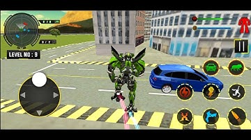 Lion Robot Car Transforming Games - Robot Shooting - Android Gameplay Part 4