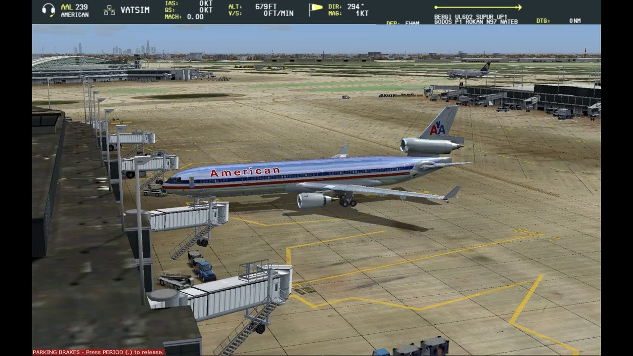 [VATSIM | swift-client BETA | FS2004] MD11 | EHAM-KORD - YouTube
