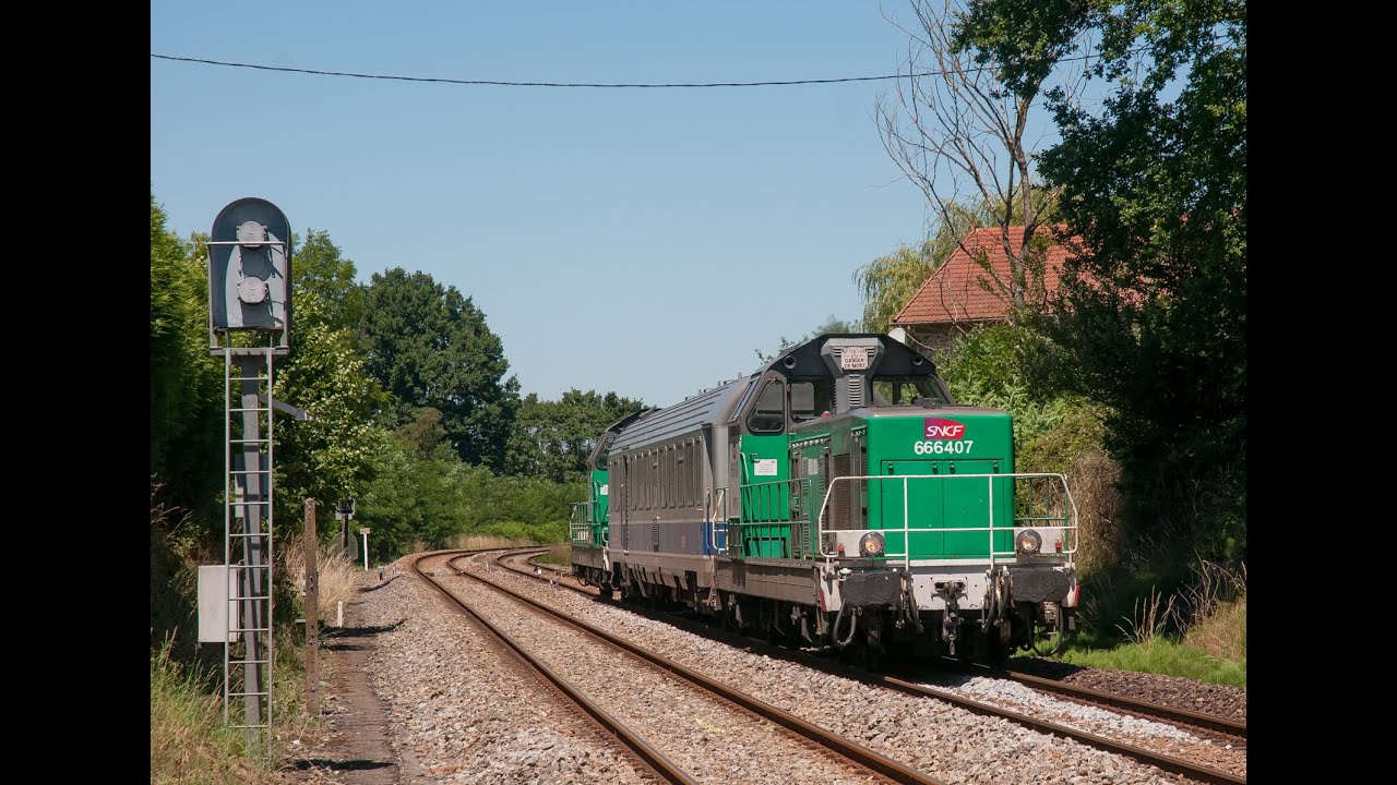 Compilation de trains en Limousin été 2015