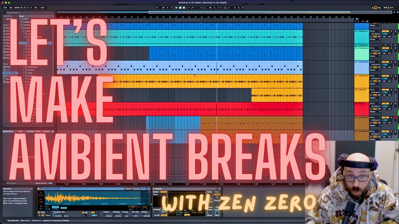 Making Ambient Breaks from Ableton Live Tutorial - YouTube
