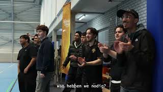 De allereerste RDM cup in het Topsportcentrum, georganiseerd door studenten Mobiliteit.