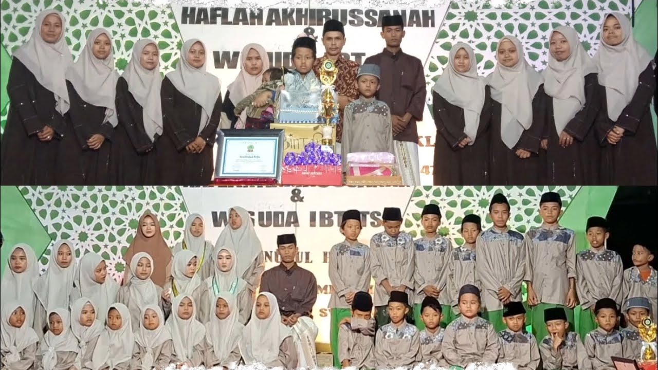 Inilah wajah sang bintang pelajar MD nurul huda. Sekaligus sungkeman kepada GT