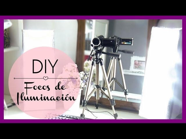 Diy focos de iluminación caseros! youtube