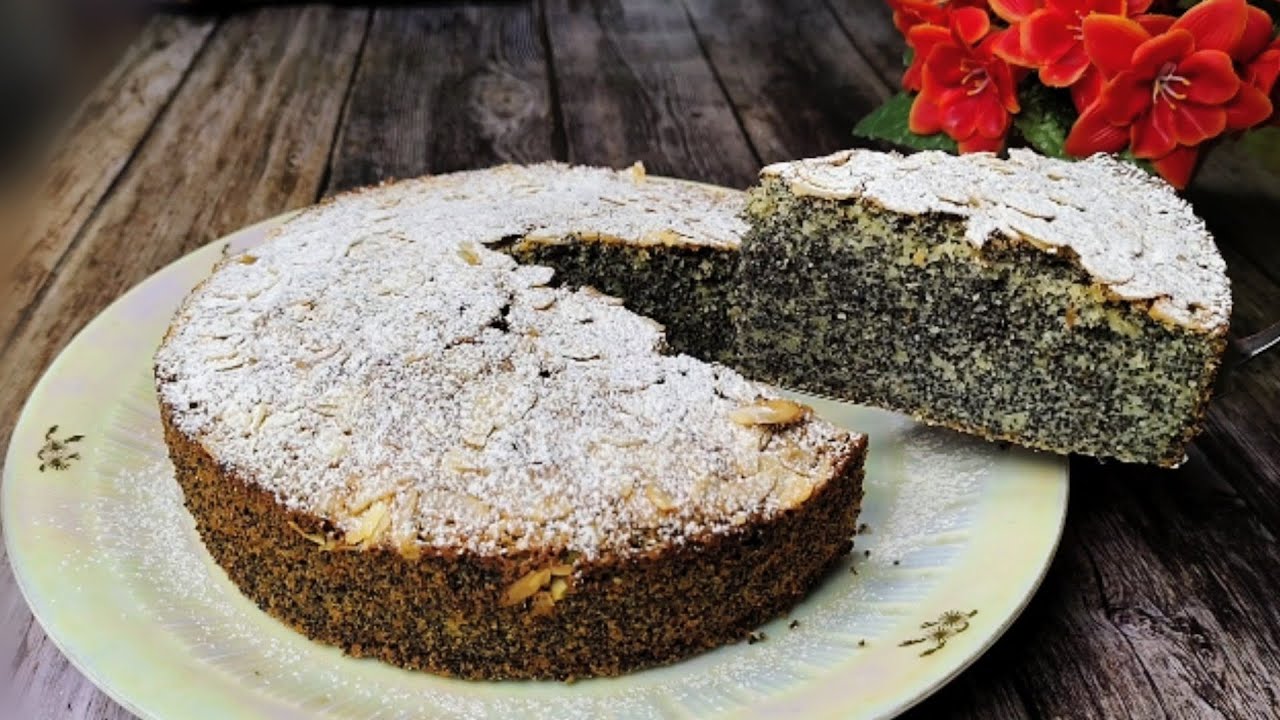 Не передать словами, как вкусно! Быстрая выпечка  с маком.  Poppy Seed Cake.