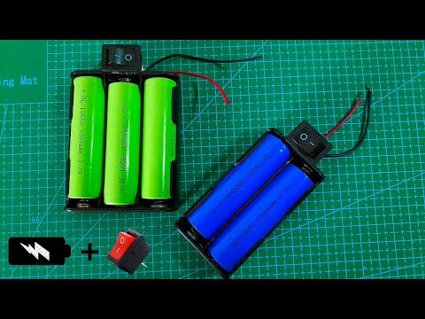18650 Battery Holder Box with Wire (No Cover) — video 4 thumbnail