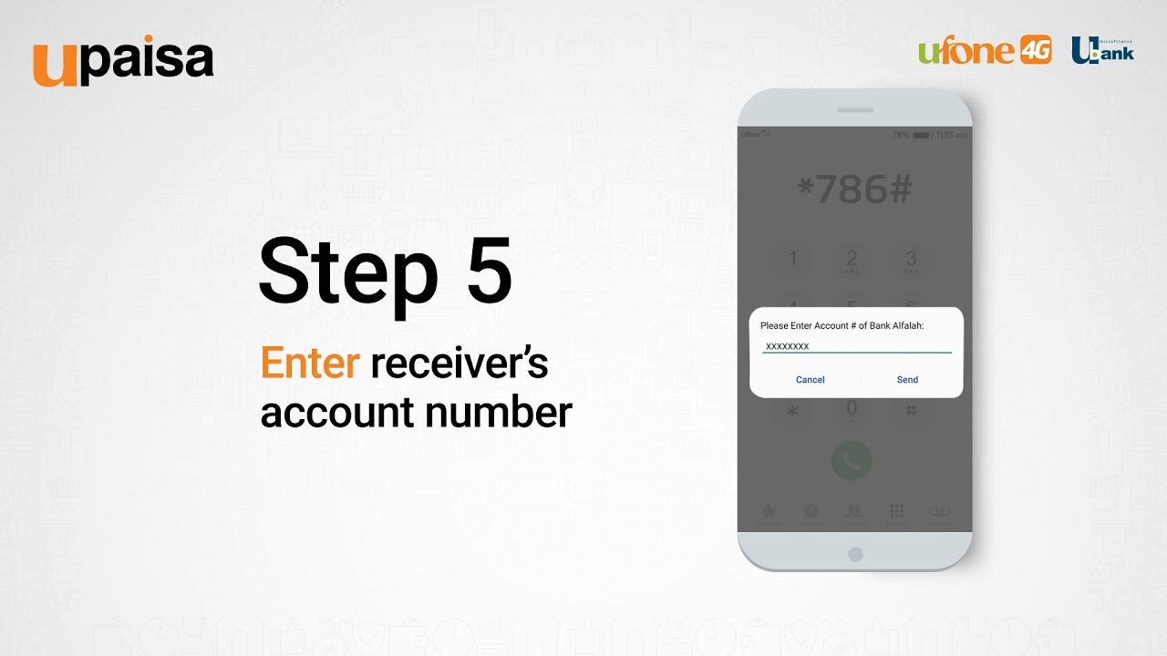 Wallet to Bank  - USSD with UPaisa