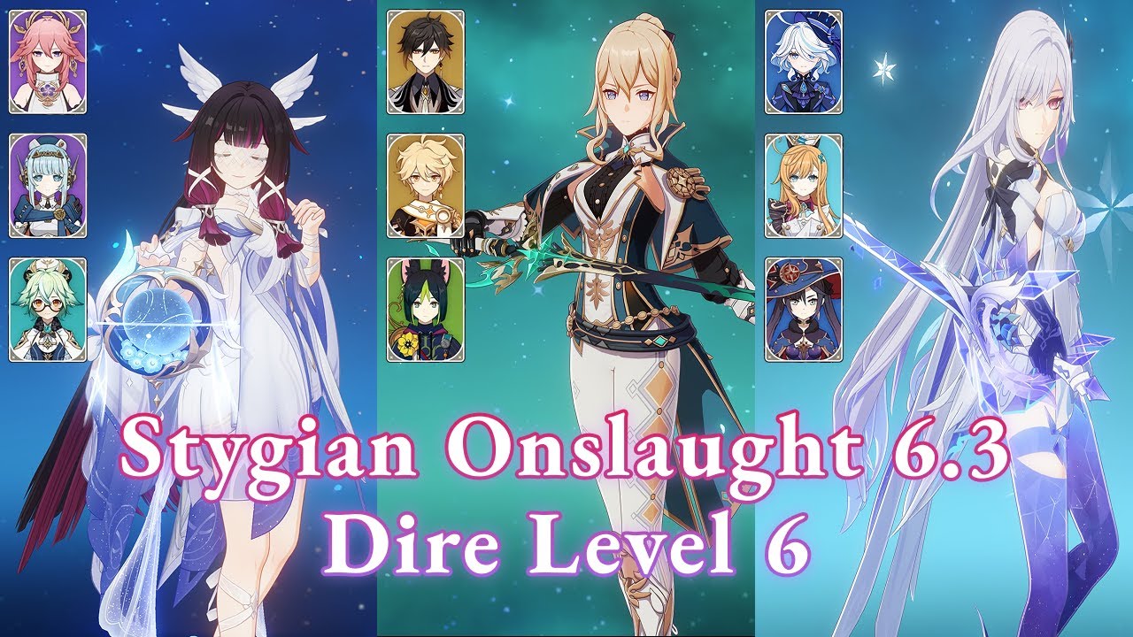 [Stygian Onslaught 6.3 | Luna 4 - Dire 6] C3R1 Columbina + Jean Cheese + C2R1 Skirk