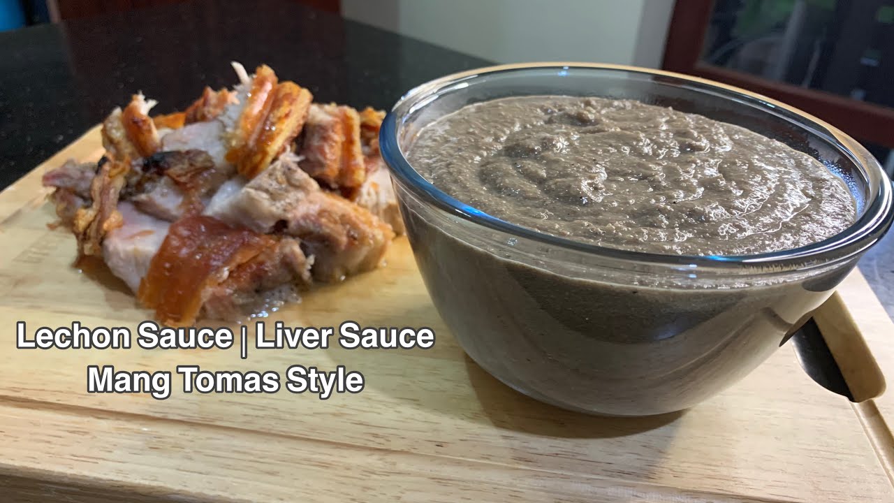 LECHON SAUCE LIVER SAUCE ChefJ Kitchen N Tours YouTube
