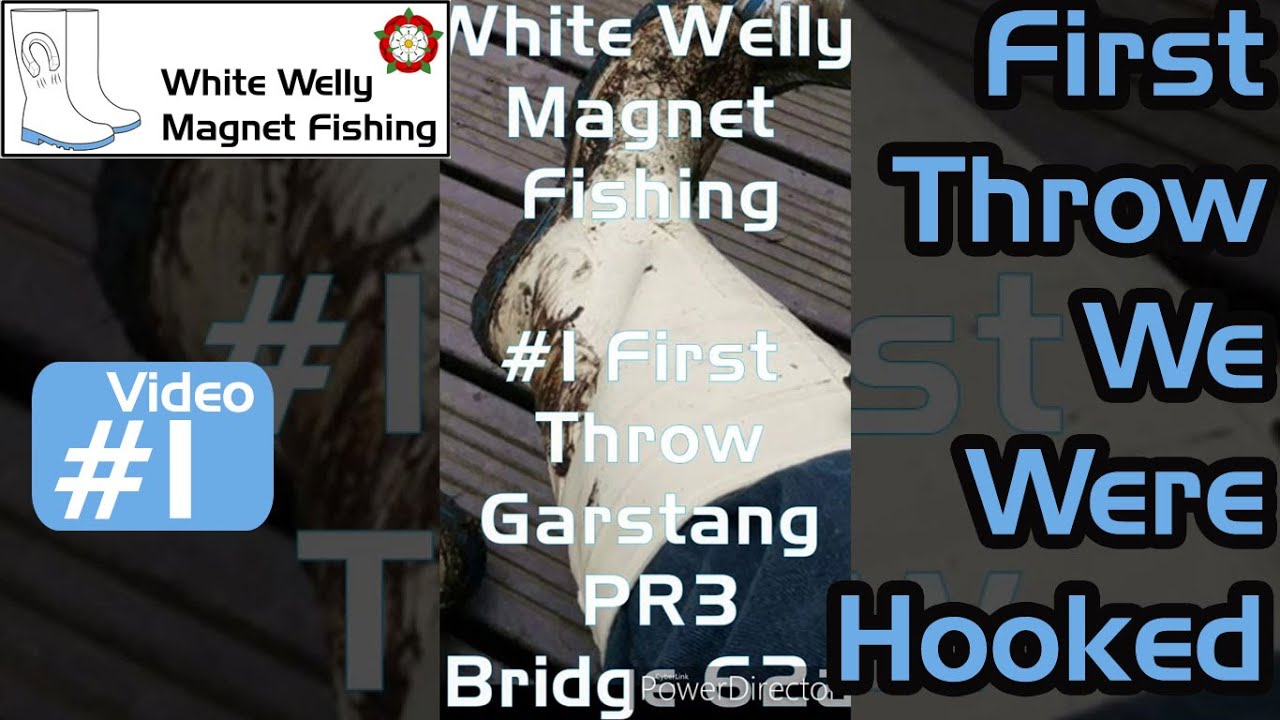 White Welly Magnet Fishing #1 First Thow