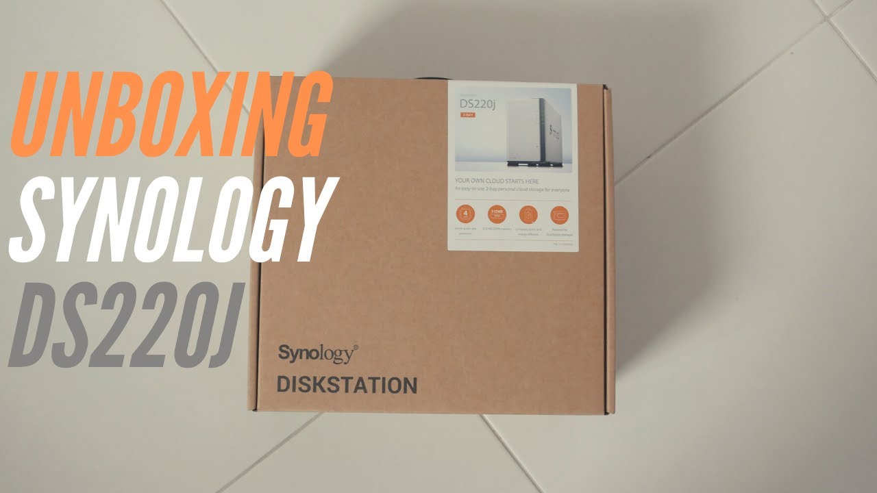 Synology DS220J Unboxing - YouTube