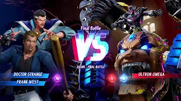 Marvel vs capcom infinite arcade mode dr strange and frank west