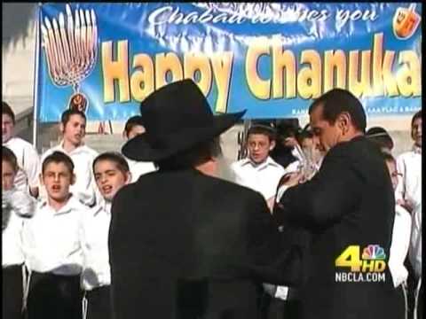 Chanukah 2009 at LA City Hall on NBC-4