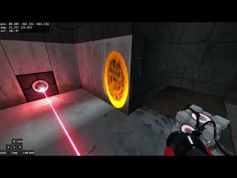 Portal 2 Speedrun Tutorial - Pit Flings - 16/60