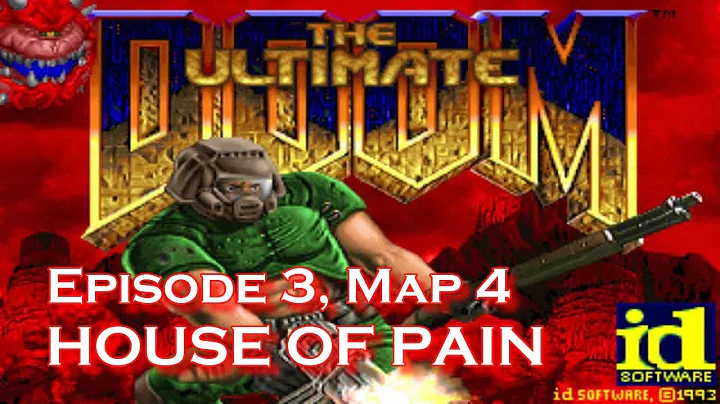 Ultimate Doom 100% walkthrough - E3M4: House Of Pain