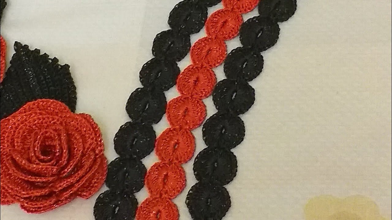 Cercle de bride au crochet  كروشي دوائر بالأعمدة