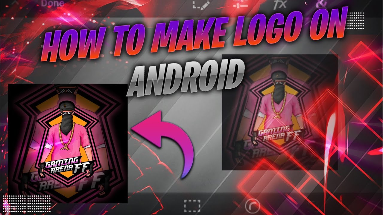 ANDROID में लोगो कैसे बनाएं easy steps HOW TO MAKE LOGO ON ANDROID EASY STEP