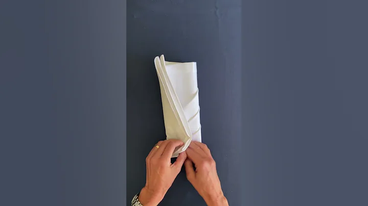 ✨triple pocket napkin fold ✨