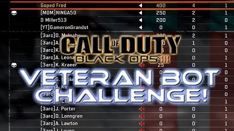 Black Ops 3 Bot Challenge! YouTubers vs. 18 Bots on VETERAN?!
