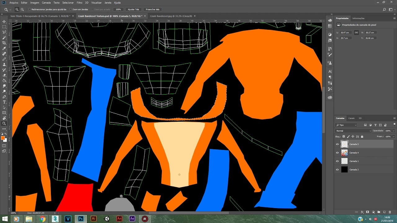 Crash Bandicoot: The Rescue Of Coco - Crash Model Part 2 (Textures ...