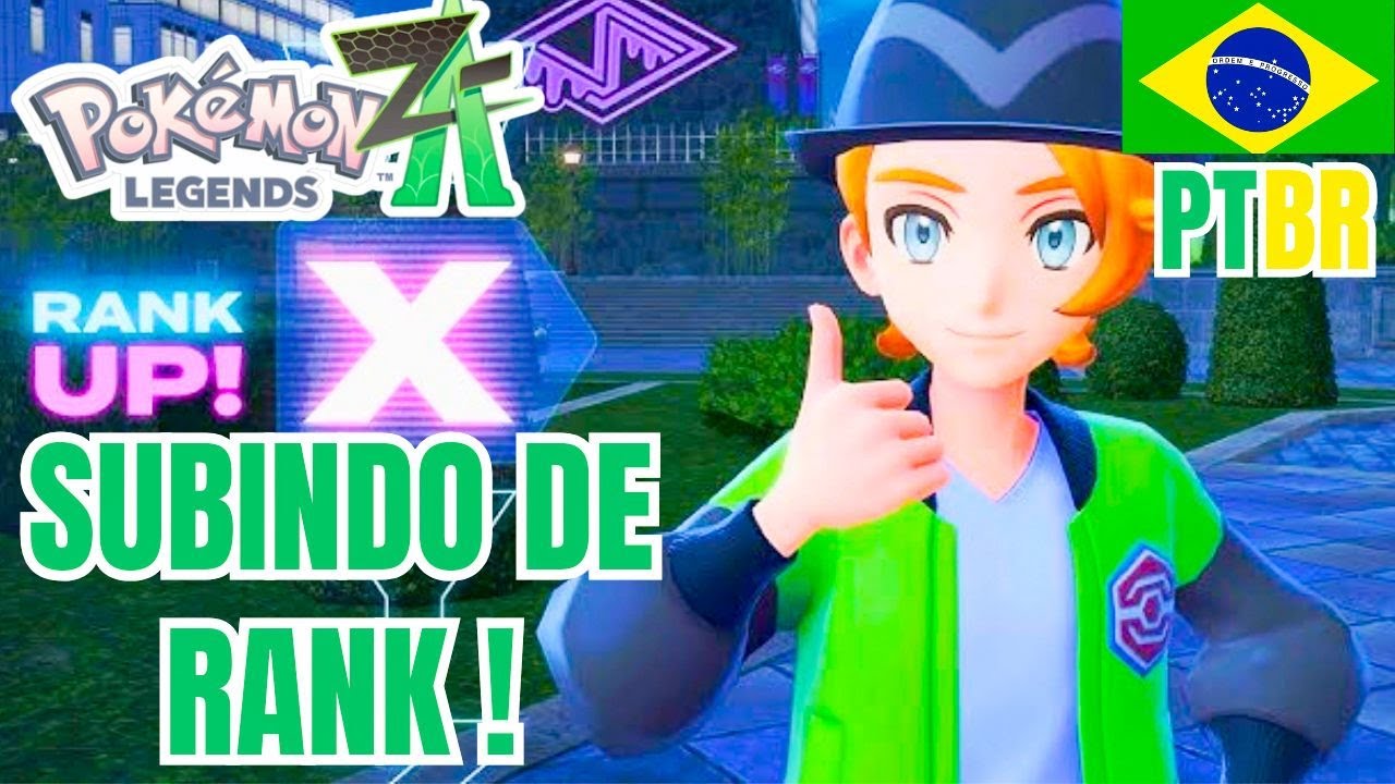 POKÉMON LEGENDS Z-A GAMEPLAY EM PORTUGUÊS - SUBINDO PARA O RANK X