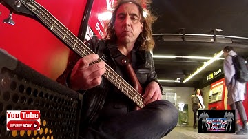 Striking Lynyrd Skynyrd call me the breeze bass cover video
