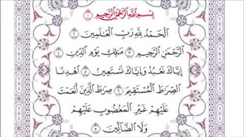 سورة الفاتحه مكرره 70 مره - بصوت الشيخ عبدالرحمن السديس