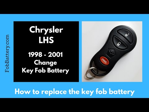 Chrysler LHS-sleutelhangerbatterij vervangen (1998 - 2001)