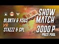 2vs2 SHOWMATCH - bl9rTV & Asus vs StaZzz & spl | 3000 RUB FOR WINNER GENERALS ZERO HOUR