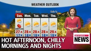 Hot afternoon, chilly mornings and nights _ 090718