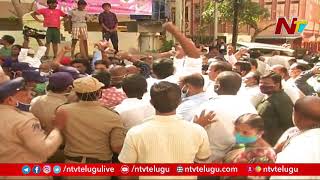 Clash Between TRS And BJP Activists At Musheerabad | KTR Vs Kishan Reddy |  Ntv