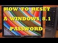 How to Reset a Password in Windows 8/8.1