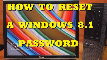 How to Reset a Password in Windows 8/8.1