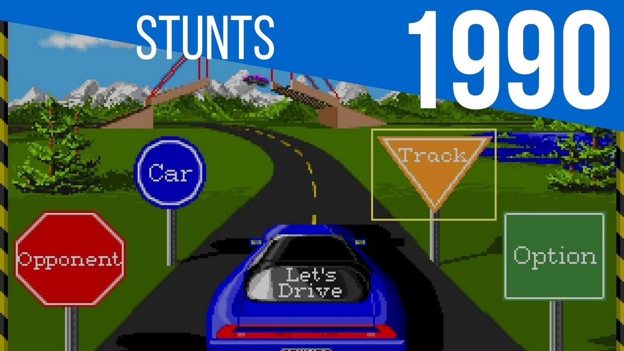 Falando em Jogos Antigos… Stunts (1990/PC)