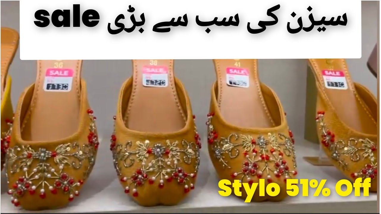Stylo Shoes End Season Sale Flat 51% Off. Sale Starts Today 