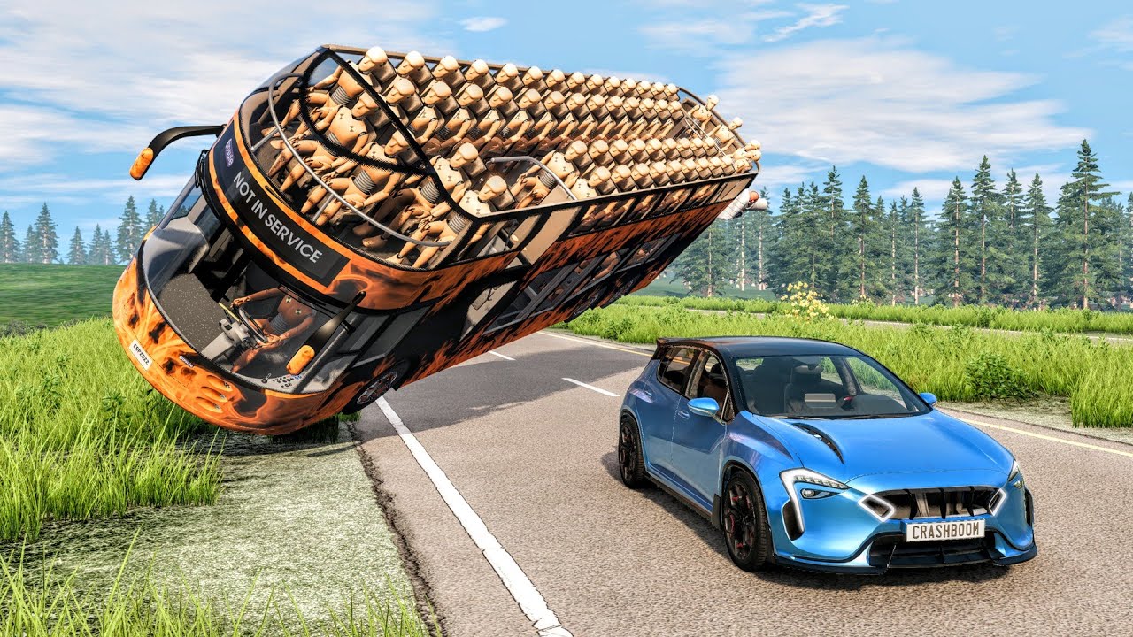 Crazy Bus Best of 2022 Compilation - BeamNG Drive | CrashBoomPunk