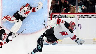 Markstrom Makes 2 Must-See Saves To Deny Kraken In 3Rd